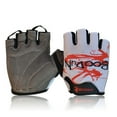thumbnail image 2 of Upanbike Cycling Bike Gloves Motorcycle Shockproof Outdoor Sports Short Half Finger Gloves for Men Women,White XXL, 2 of 9