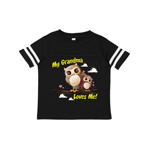 Inktastic My Grandma Loves Me Owl Boys or Girls Toddler T-Shirt