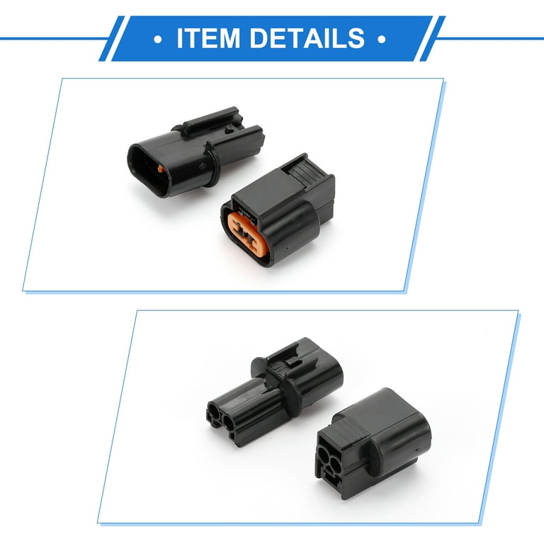 2 Pin ABS Sensor Connector Plug Waterproof Male Female Wire