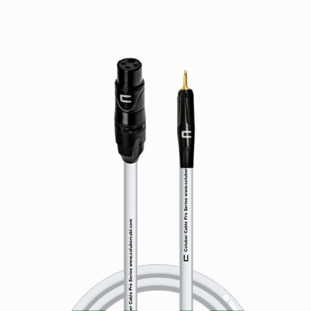 Coluber Cable Unbalanced XLR Female Cable to 3.5 TS Male - 3-Pin Connector