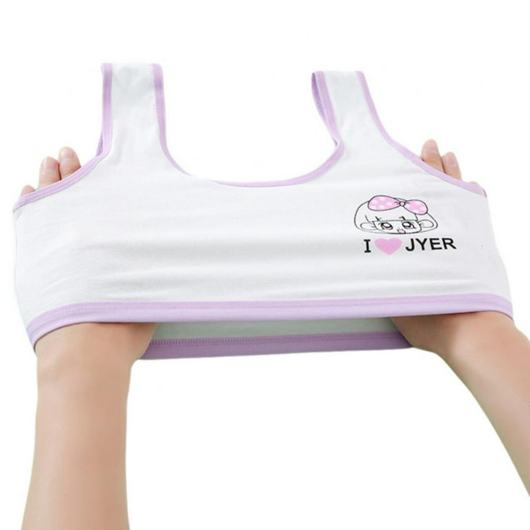Bra for Girls 7-12 years Underwear Tops for Teens Cotton Kids Girl Sports  Bra Children Sport Training Bras Tank Children Undies 