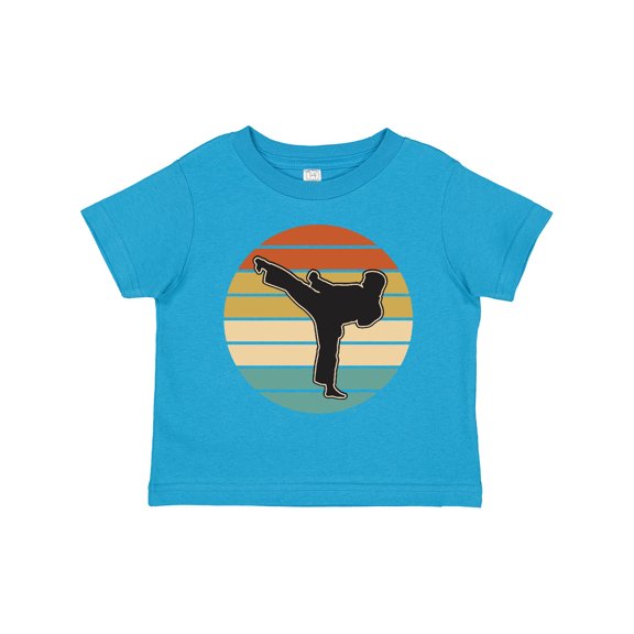 Inktastic Karate Martial Arts Silhouette Boys or Girls Toddler T-Shirt