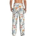 thumbnail image 3 of Xecao Lilies Flowers Men's Straight Lounge Pajama Pants: The Ultimate in Comfortable Sleepwear, 3 of 9