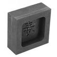 thumbnail image 2 of Molde de fundición de grafito, estabilidad térmica, molde de lingote de fundición de oro y plata para carácter chino C, 2 of 5