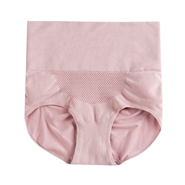 Braga de Cintura Alta Control de Barriga Levantamiento de Glúteo Rosado jinwen Bragas sin costuras para mujeres