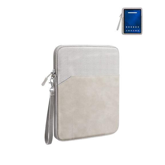 HYRACPO Protective Sleeve Bag for ONN 8.1 Inch Tablet, Shockproof & Water-Resistant-Light Gray