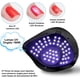 thumbnail image 5 of Lámpara de uñas de gel UV LKE, secador de uñas profesional de 180 W con 4 temporizadores (10/30/60/99 segundos), base desmontable, pantalla LCD, sensor automático, máquina UV LED para esmalte de gel s, 5 of 5