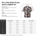 thumbnail image 5 of Yiaed rock record Skull artist Print Mens Casual Wrinkle Free Shirts Short Sleeve Button Down Summer Stretch Dress Shirt-Medium, 5 of 5