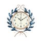 thumbnail image 3 of Reloj de pared moderno de metal, silencioso y decorativo para el hogar, restaurante o entrada. Azul, 3 of 9
