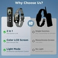 thumbnail image 4 of 2 in 1 Dog Shock Collar & Dog Bark Collar, 4200 FT Dog Training Collar with Remote,3 Training Modes & Light for Night Walks,IP67 Waterproof Smart Anti Barking E-Collar with Adjustable Sensitivity, 4 of 8