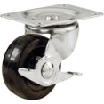 thumbnail image 1 of Shepherd 3in. Rubber Wheel Swivel Plate & Side Brake Casters  9511, 1 of 2