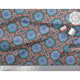 thumbnail image 2 of Soimoi Viscose Chiffon Fabric Floral Mandala Print Fabric by The Yard 42 Inch Wide, 2 of 3