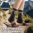 thumbnail image 4 of 5 Pairs Merino Wool Hiking Socks Compression Warm Thermal Thick Cushion Socks for Women Men, 4 of 6