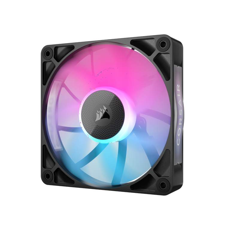 Corsair, RGB Fans, RX120 120mm PWM, Triple Pack, Magnetic Dome