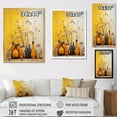 thumbnail image 4 of Designart "Simplistic Amber Ceramics I" Boho Pottery Floater Framed Canvas Prints, 4 of 5