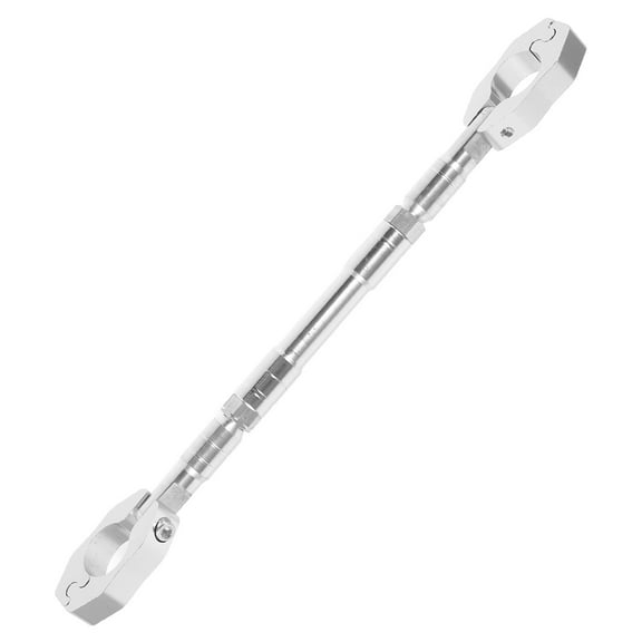 GAXIRE 1Pack Motorcycle Handlebar Balance Silver 11.8x0.98x0.39in Reinforcement for Riding