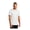 White, variant on Unisex Stretch Jersey Crew | Soft & Lightweight T-Shirt for Men & Women, Casual Work Tee for Everyday Wear - Deep Black M
