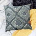 thumbnail image 2 of BANET The Decorative Faux Wool Throw Pillow Covers Soft Short Patterned Cushion Cases Pillowcases Couch for Bed Sofa Living Room 18x18in, 2 of 5