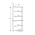 thumbnail image 3 of Better Homes & Gardens 71" Ashwood Road 5 Shelf Bookcase, Cherry Finish, 3 of 8