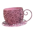 thumbnail image 2 of Planter Pot Flower Vase Coffee Cup Design Iron Material for Indoor Outdoor Cafe Office Decoration, 2 of 6
