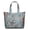 White-186, variant on Paisley Boho Design Vintage Travel Tote - Large Main Compartment & Side Pockets