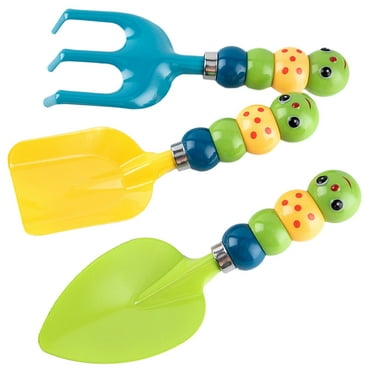 Caterpillar Suit Tool Dig Garden Shovel Kids Children’s Toys Gardening Set for Handy Small Beach Rake