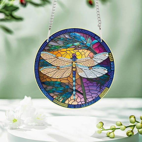 Dragonfly Diamond Art Painting Kit Hanging