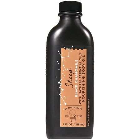 Bath and Body Works Sleep - Black Chamomile Nourishing Body Oil 4 Fluid Ounce