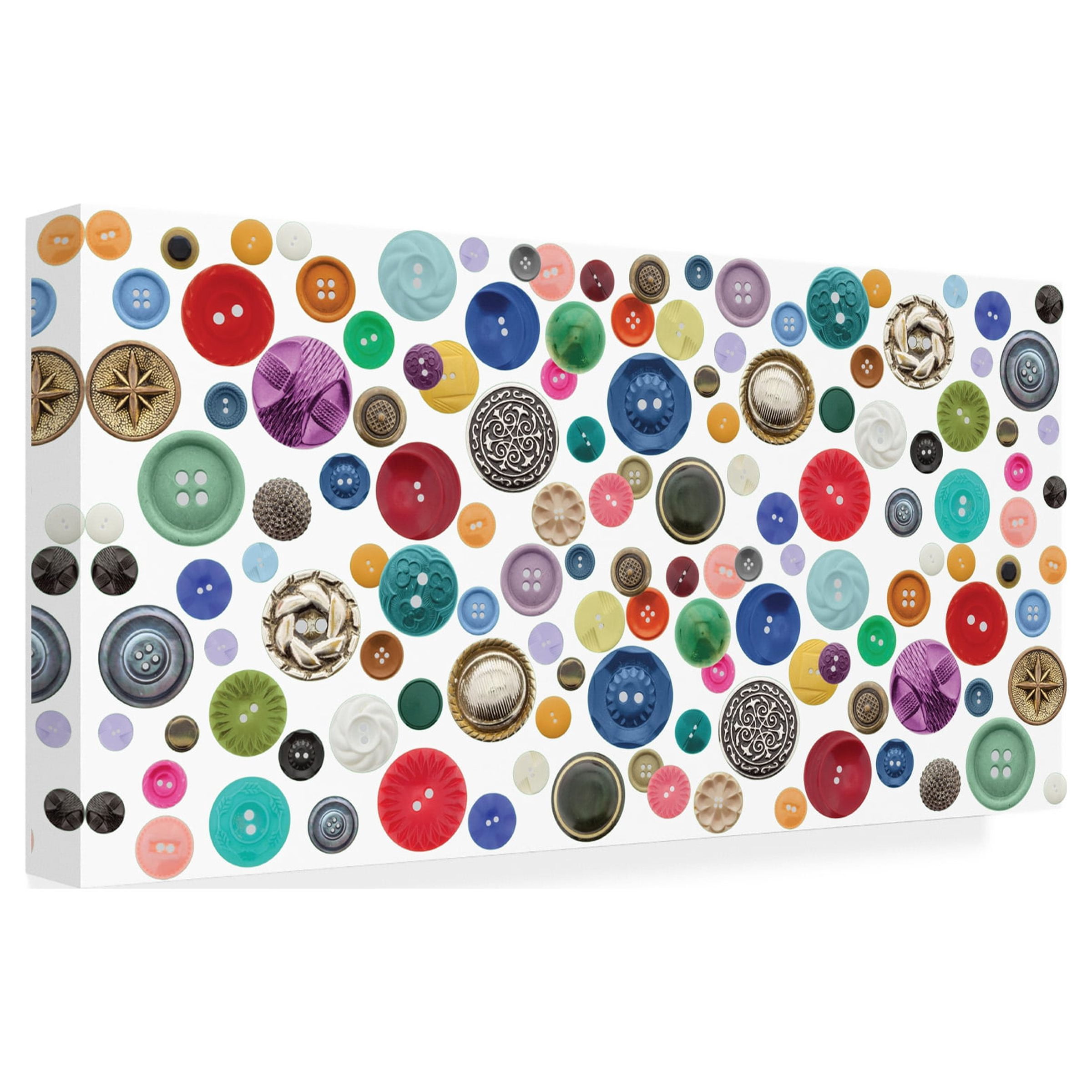 RetroPlanet 'Buttons' Canvas Art