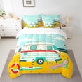 thumbnail image 2 of YST 7-Piece Happy Camping Comforter Set, Full – Retro Rustic Farmhouse Camper Decor, 2 of 5