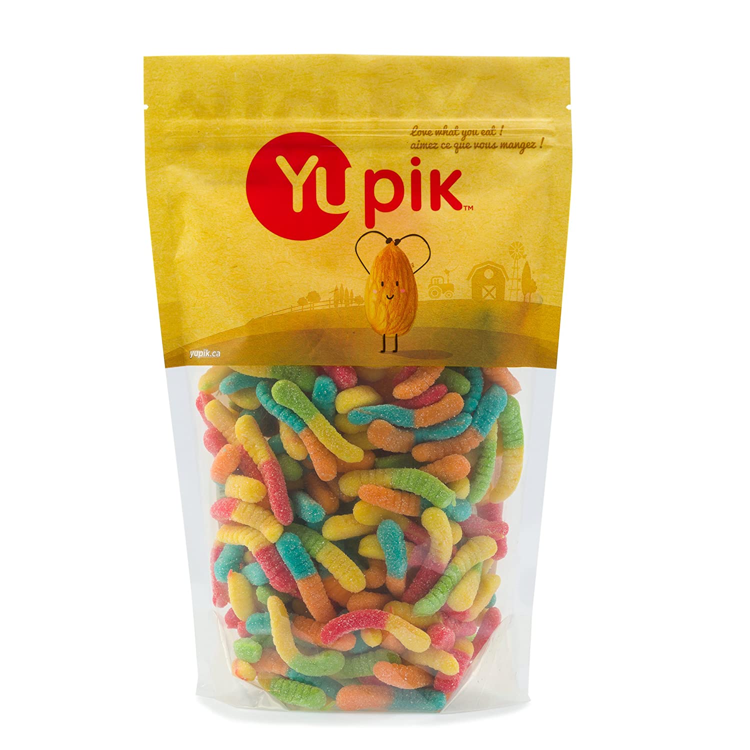 Yupik Gummies, Neon Worms, 2.2 lb