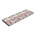 thumbnail image 1 of Garden Art Bench Pad, Flower Petals in Harmony with Colorful Leaves Randomly Aligned Design, HR Foam Cushion with Decorative Fabric Cover, 45" x 15" x 2", Multicolor, by Ambesonne, 1 of 3