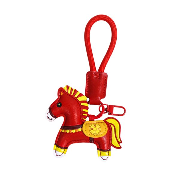 Llavero portátil, moderno y ligero con diseño de caballo para bolso, accesorio para bolso. Poder
