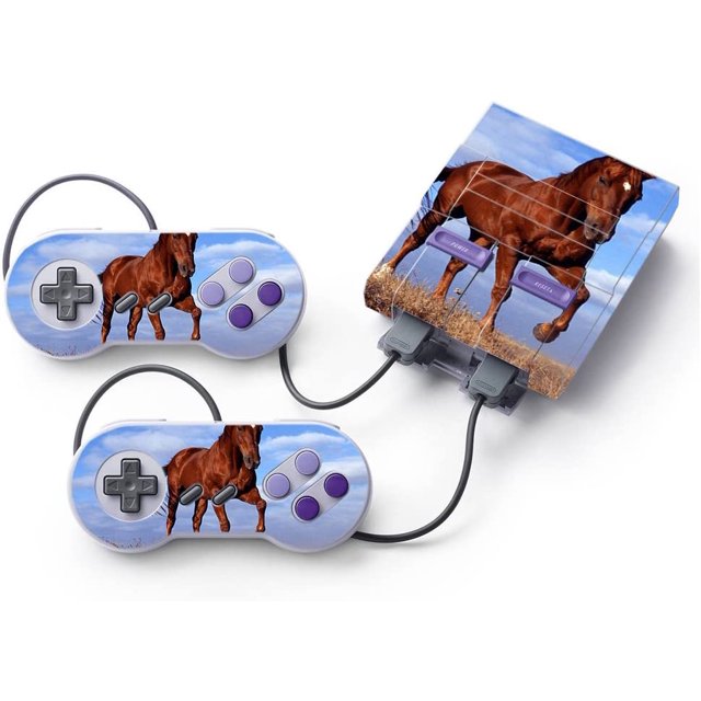 MightySkins Skin Compatible with Nintendo Super NES Classic - Horse | Protective, Durable, and Unique Vinyl Decal wrap Cover | Easy to Apply, Remove, and Change Styles | Made in The USA