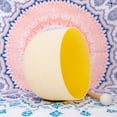 thumbnail image 3 of Yellow Color  Frosted  E Solar Plexus Chakra Quartz Crystal Singing Bowl 8 inch +Case Bag, 3 of 5
