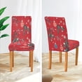 thumbnail image 4 of Chair Cover 2 Pack Removable Dining Chair Protectors Washable Chair Slipcovers Seat for Home Wedding Decor Christmas Tree Branches, 4 of 6