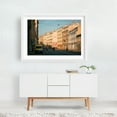 thumbnail image 2 of Street in Centrs, Riga 01 - Riga Riga Latvia Photography White Framed Wall Art Print 12 x 18 inches, 2 of 3