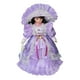 thumbnail image 4 of Muñeca de porcelana "Hermosa mujer para vestir", 15,75 pulgadas de alto, colección de cerámica Púrpura, 4 of 9
