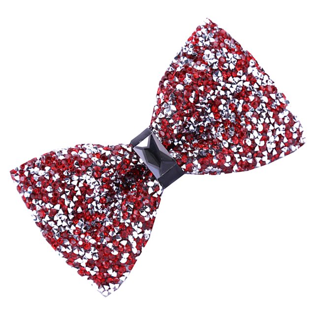 Qarigey Lazos de diamantes de imitación, lazos de cristal, corbata ornamental ostentosa, accesorio de ropa ajustable a la moda para banquetes y Accesorios de disfraces ocho Qarigey AP009820-08B