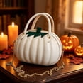 thumbnail image 2 of HAYIMI Women Pumpkin Handbag Stylish Glossy Removable Chain Strap Handle Crossbody Purse Halloween Party Shoulder Bag, 2 of 4