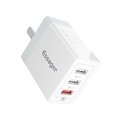 thumbnail image 3 of Essager Fast Charger Teléfono móvil Tableta Viaje Adaptador de carga de pared Retardante de llama, Blanco, Enchufe de EE. UU. Inevent EL5292-03, 3 of 7