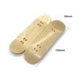 thumbnail image 2 of 5PCS Handmade Wooden Fingerboards Lot 30MM x 100MM Kid Toy, 2 of 2
