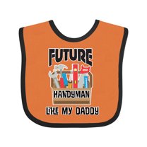 Inktastic Future Handyman Like Daddy Boys Baby Bib