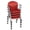 Red - With Arms with Casters 4 Pack, variant on Romig Rico Armless Red Stack Chair – Durable Lightweight Classroom & Training Room Seating with Ergonomic Ventilated Back – Space-Saving, Comfortable Plastic Chair (4 Pack)