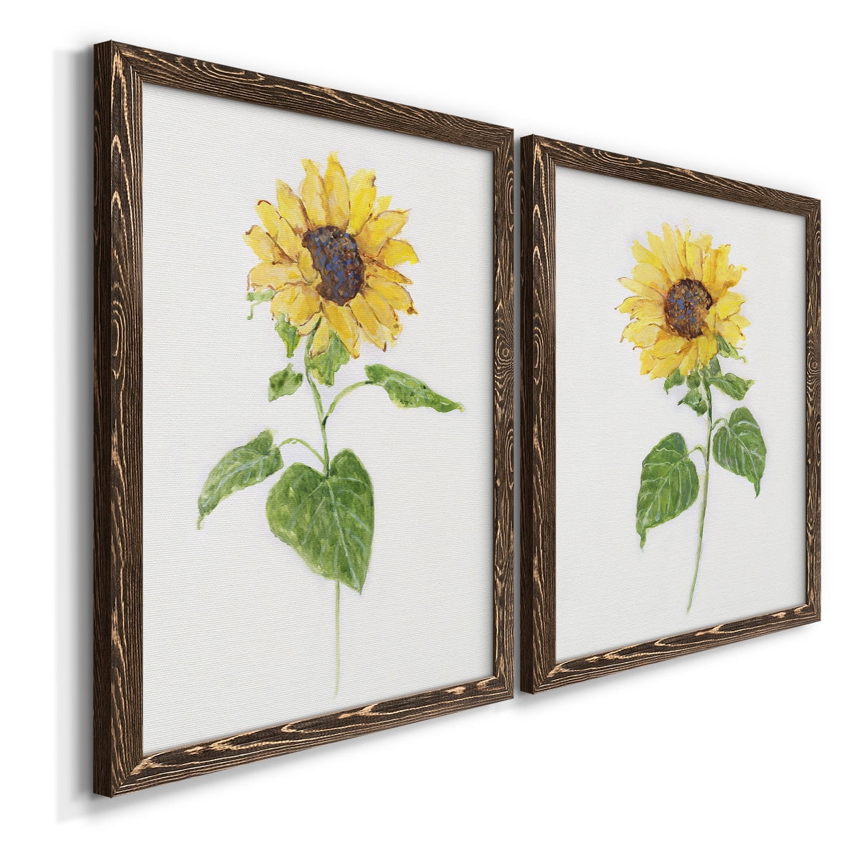 Sunflower I - Premium Framed Canvas 2 Piece Set - Ready to Hang