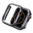 thumbnail image 2 of Antank Apple Watch Band Metal Diamond Strap with Case for iWatch Series 7 41mm Women Stainless Steel Bracelet, 2 of 9
