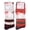 Assorted, variant on Angelina Unisex Cozy Fuzzy Crew Socks with Stripes Pattern (6-Pairs)