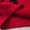 thumbnail image 6 of IVEYRTF Children's Knit Sweater Round Neck Fashion Casual Fall Winter Tops Soft Warm Long Sleeve Blouses for Boys and Girls 1-7 Years(Red,4 Years), 6 of 6
