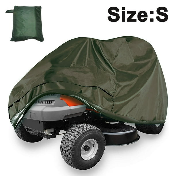 Funda para cortadora de césped: funda para tractor que se adapta a plataformas de hasta 54 pulgadas. Funda de almacenamiento de poliéster Oxford 210D resistente, protección UV, ajuste universal con