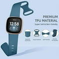 thumbnail image 2 of KOMI Compatible with Fitbit Sense Bands/Fitbit Versa 3 Band/Fitbit Versa 4 Bands for Women/Fitbit Sense 2 Band Women,8 Pack Soft Sport Wristbands Replacement Strap for Fitbit Sense Smart Watch,Small, 2 of 8
